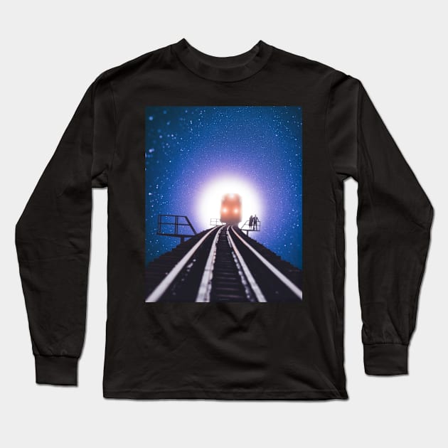 GALACTIC TRAIN. Long Sleeve T-Shirt by LFHCS